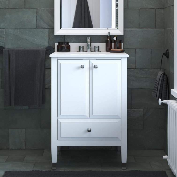 Dorel Living Metcalfe 24" Single Bathroom Vanity Set & Reviews Wayfair